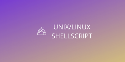 Unix/Linux Shell Script